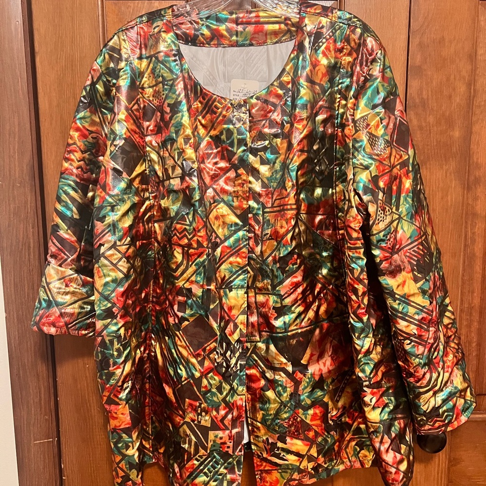 Brand new, custom made, tags on Mack and Mack light quilted jacket. Size 1X